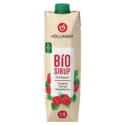 Syrop Malinowy BIO 1 l Hollinger