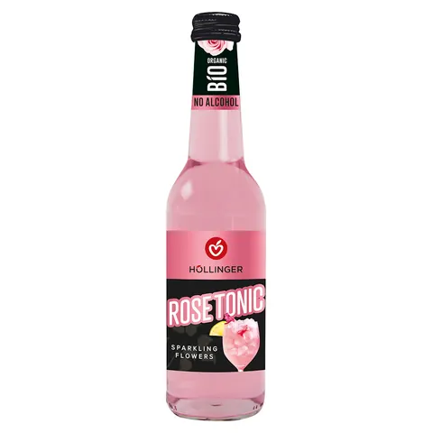 Drink Musujący Bezalkoholowy Rose Tonic BIO 330 ml Hollinger
