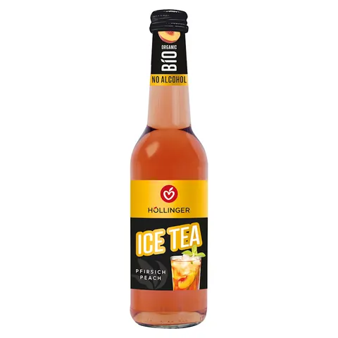 Drink Bezalkoholowy Ice Tea Peach BIO 330 ml Hollinger