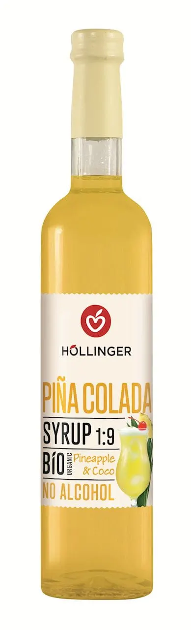 Syrop do Drinków i Koktajli Pina Colada BIO 500 ml Hollinger