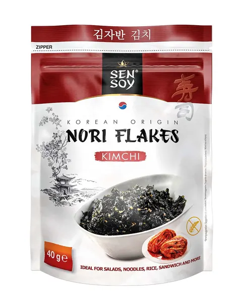 Płatki Nori Kimchi Bezglutenowe 40 g Sen Soy