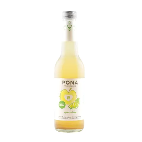 Napój Jabłko - Limonka Bez Dodatku Cukrów BIO 330 ml Pona