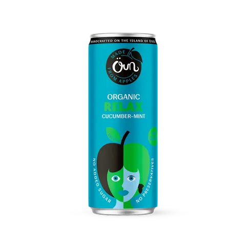 Napój na Relaks Ogórek - Mięta Bez Dodatku Cukrów BIO 250 ml Öun
