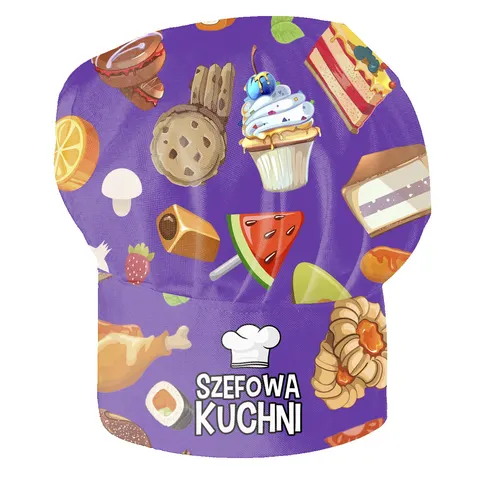 Czapka kucharska dziecięca Szefowa kuchni