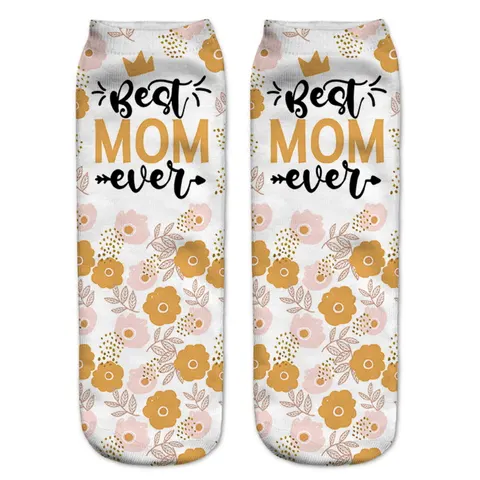 Stopki dzień matki Best mom ever gold