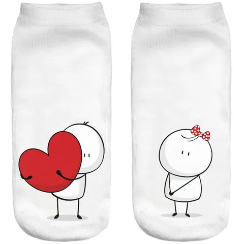 Śmieszne skarpetki damskie Stopki Love