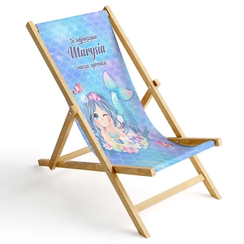 Leżak ogrodowy dziecięcy Mermaid