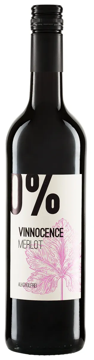 Wino Bezalkoholowe Merlot Czerwone Słodkie BIO 750 ml Vinnocence