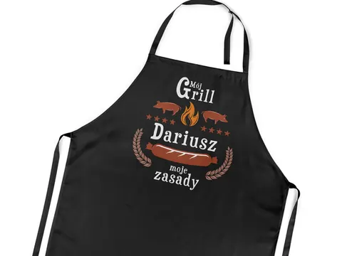 Fartuch Mój grill, moje zasady