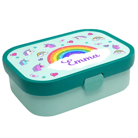 Lunch box pojemnik na śniadanie Tęcza