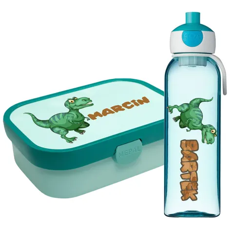 Zestaw śniadaniowy bidon + śniadaniówka T-Rex