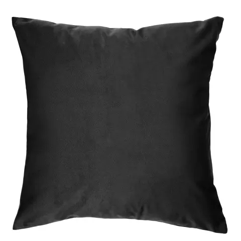 Poduszka dekoracyjna velvet 45x45 cm czarna