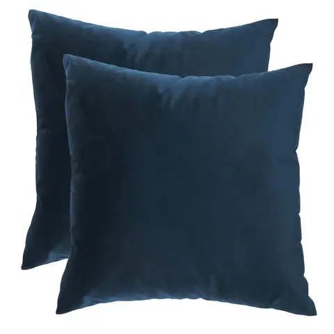 Poduszki dekoracyjne velvet 45x45 cm SET granat