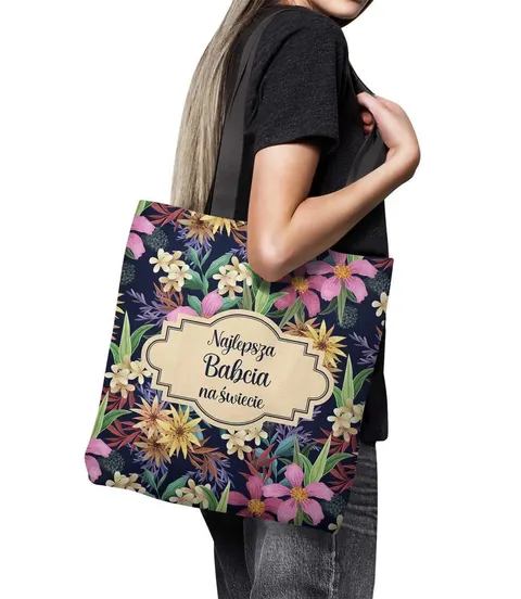 Torba na zakupy shopper Najlepsza babcia na świecie