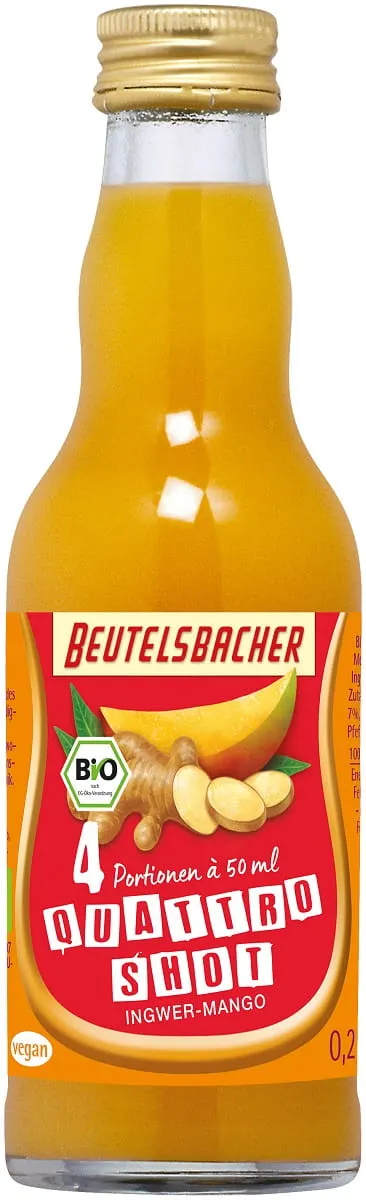 Shot na Odporność Jabłko - Mango - Kurkuma BIO 200 ml Beatelsbacher