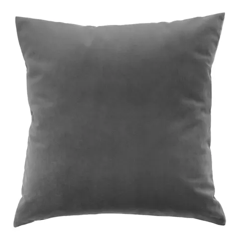 Poszewka dekoracyjna velvet 45x45 cm szara