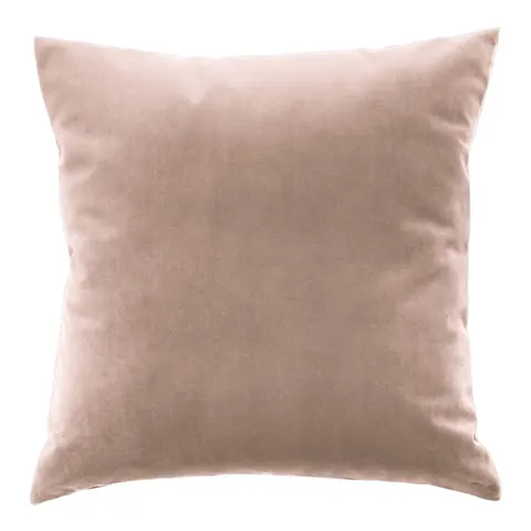 Poszewka dekoracyjna velvet 45x45 cm blady róż