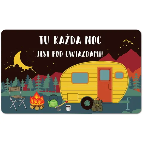 Wycieraczka Tu każda noc jest pod gwiazdami