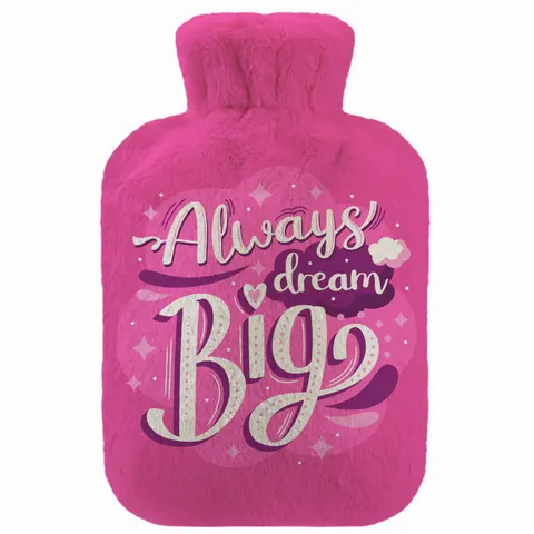 Termofor Pluszowy 2 litrowy Wzór | Always Dream Big