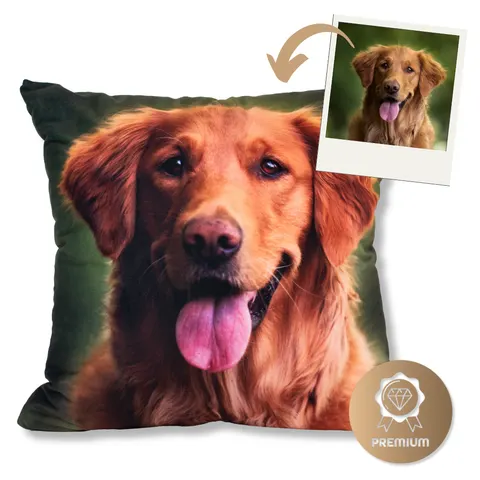 FOTO PODUSZKA personalizowana z nadrukiem – 45x45 cm Welur PREMIUM