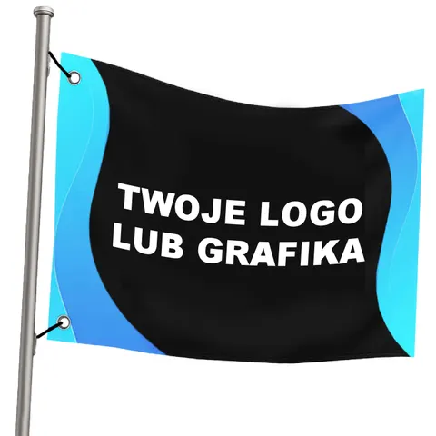 Flaga reklamowa z dowolnym nadrukiem