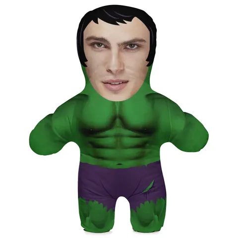 Poduszka lalka 3D z Twoim zdjęciem Green Giant