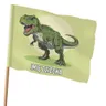 Flaga dziecięca dinozaur personalizowana MONTAŻ I WYMIAR DO WYBORU