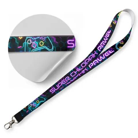 Smycz na klucze Personalizowana SUPER CHŁOPAK Gamer