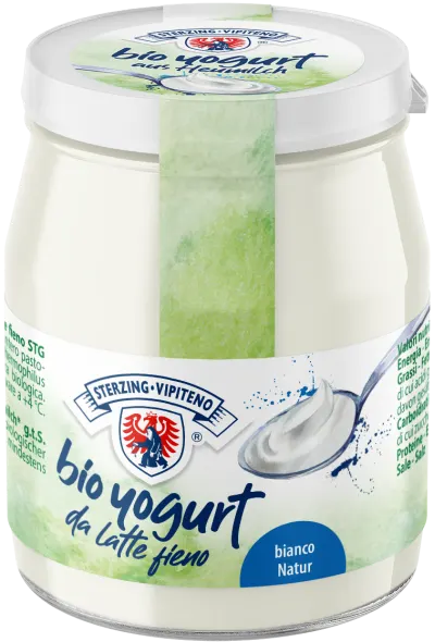 Jogurt Naturalny z Mleka Siennego 3,5% BIO 150 g (Słoik) - Sterzing-Vipiteno
