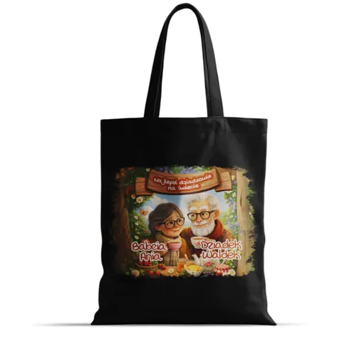 Torba na zakupy shopper Najlepsi dziadkowie + IMIĘ