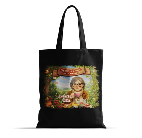 Torba na zakupy shopper Najlepsza Babcia + IMIĘ
