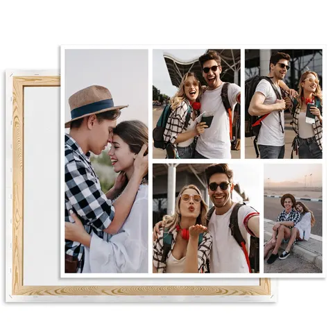 Foto obraz na płótnie kolaż 5 zdjęć 40x60 cm