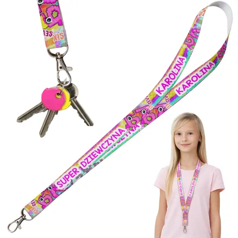 Smycz na klucze Personalizowana Six Seven