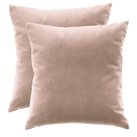 Poduszki dekoracyjne velvet 45x45 cm SET Blady Róż