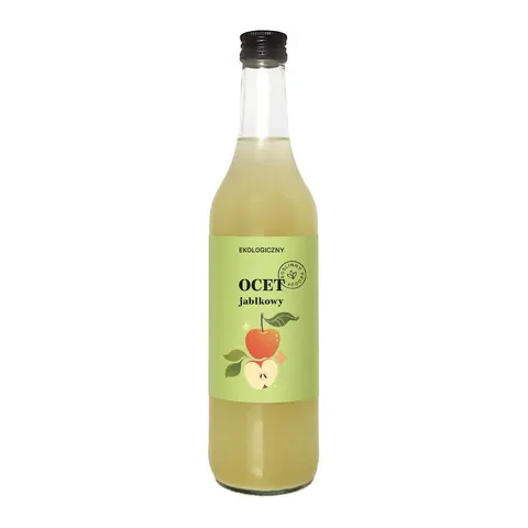 Ocet Jabłkowy 4% Niefiltrowany BIO 500 ml Delikatna