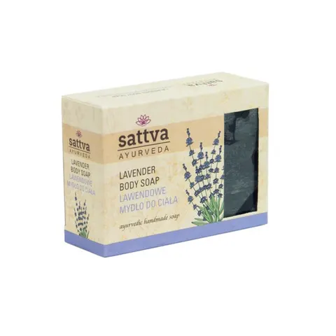 MYDŁO W KOSTCE DO CIAŁA LAWENDA 125 g - SATTVA