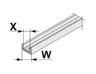Uszczelka czarna 18/4,00 mm niesymetryczna Sevroll System