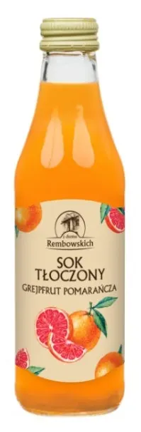 Sok Grejpfrut - Pomarańcza NFC 250 ml Rembowscy