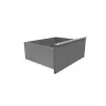 Szuflada V-BOX -18 3D Slim H=127, grafit-550mm Sevroll System