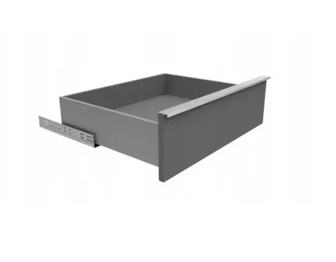 Szuflada SEVROLLBOX Slim 3D H=131, grafit, L-450mm Sevroll System