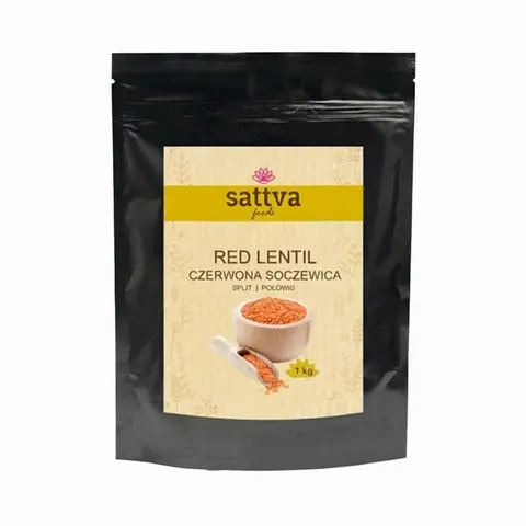 Soczewica Czerwona Połówki 1 kg Sattva (Foods)