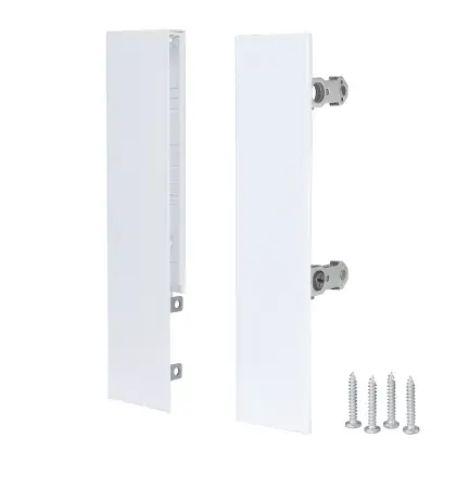 Mocowanie panelu przedniego szuflady wewnętrznej SEVROLLBOX SLIM 3D h= 90mm, biały Sevroll System
