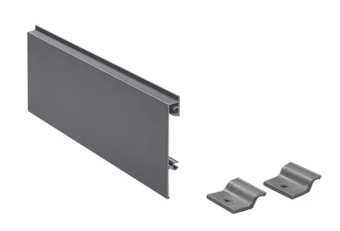 Panel przedni szuflady wewnętrznej do szkła SEVROLLBOX SLIM 3D grafit-1,08m Sevroll System