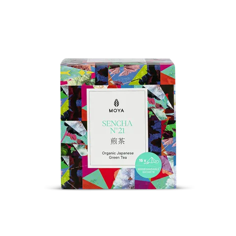 Herbata Zielona Sencha Japońska BIO (15 x 1,5 g) 22,5 g Moya Matcha