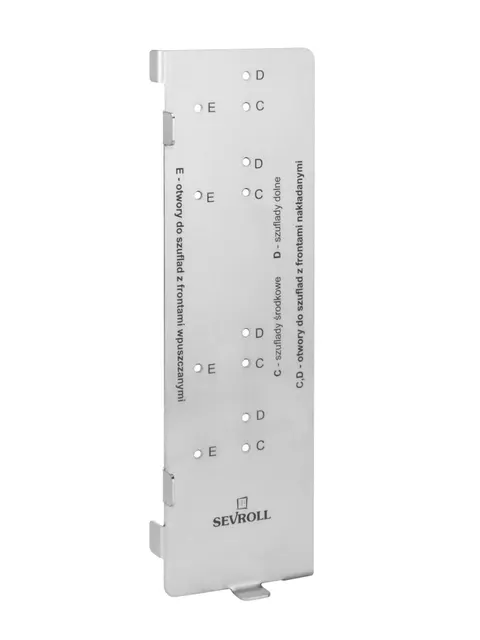 Szablon SEVROLLBOX-SLIM II do frontów Sevroll System