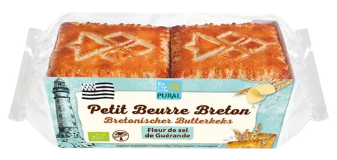 Ciastka Maślane Bretońskie z Solą Morską BIO 220 g Pural