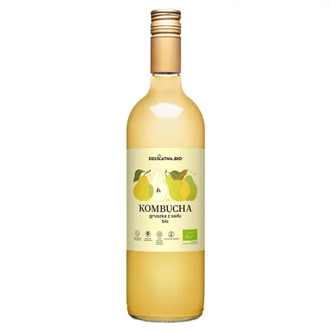 Kombucha Gruszkowa BIO 750 ml Delikatna