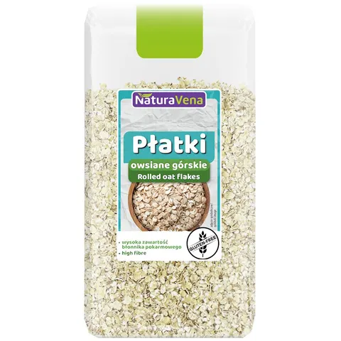 PŁATKI OWSIANE BEZGLUTENOWE 300 g - NATURAVENA