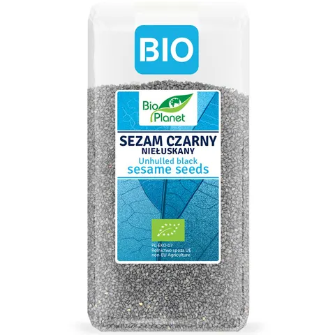 Sezam Czarny Niełuskany BIO 200 g Bio Planet