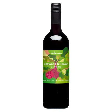 Zakwas z Buraków z Limonką BIO 750 ml Delikatna